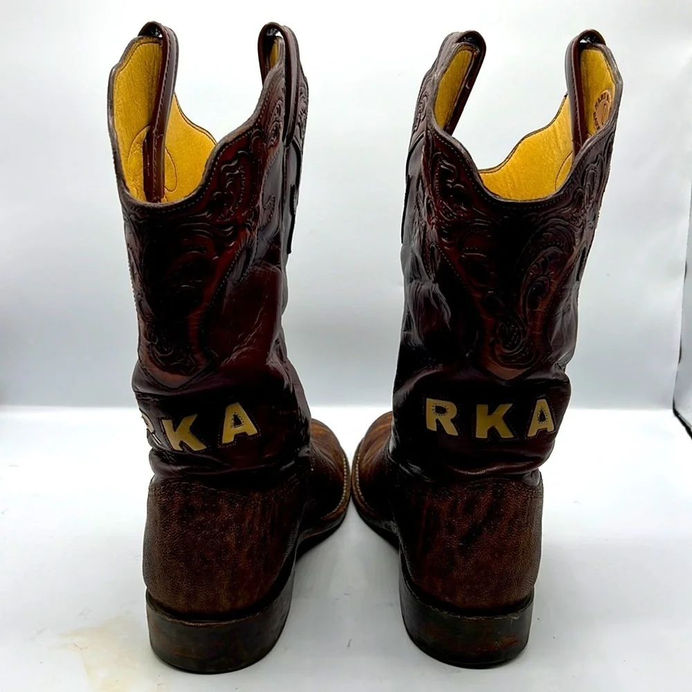 RKABoots hand crafted by David Barnes. It’s all leather with wide entrance